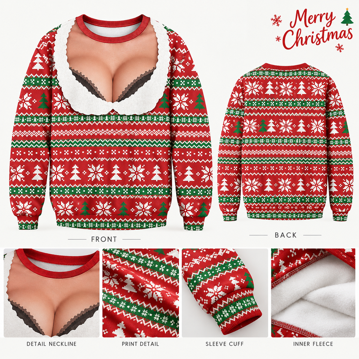[FREE SHIP] The Naughty Christmas Sweater #NYN