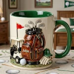 On The Course Golf Coffee Mug - Personalized Gift For Golfers 05HYMG050126