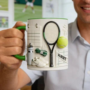 Match Day Tennis Coffee Mug - Personalized Gift For Tennis Players 05HYQN050126